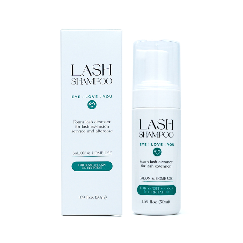 Eyelash Extension Wash - 50ml Wimpernverlängerungs-Shampoo Augenlid-Reinigungsschaum Wimpernreiniger Schaumstoff Reizfreier
