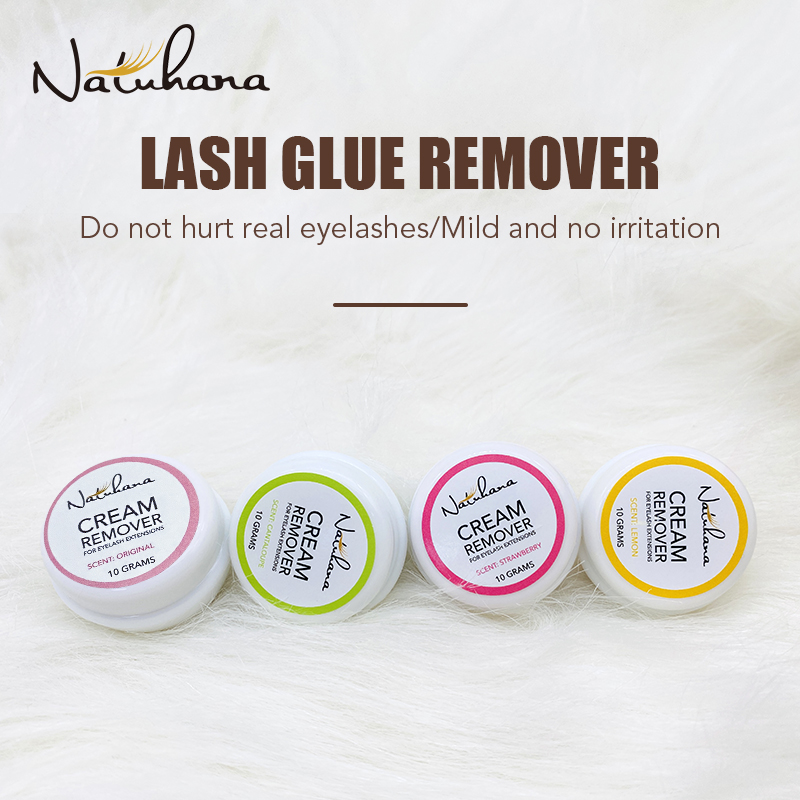 Eyelash Extension Wash - NATUHANA Professioneller Wimpernkleber-Entferner Creme Schnelle Entfernung