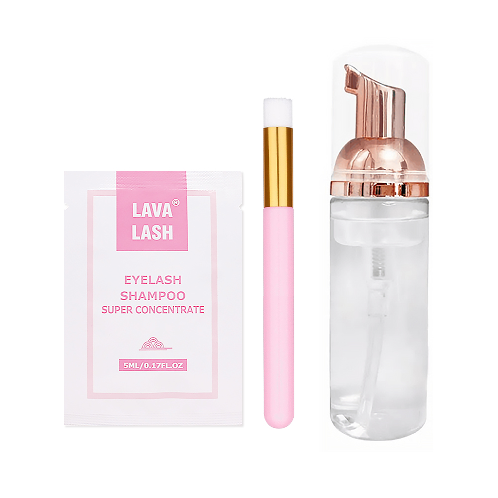 Eyelash Extension Wash - 5 ml Wimpernverlängerungs-Shampoo, Augenlid-Schaumreiniger, Waschmittel für
