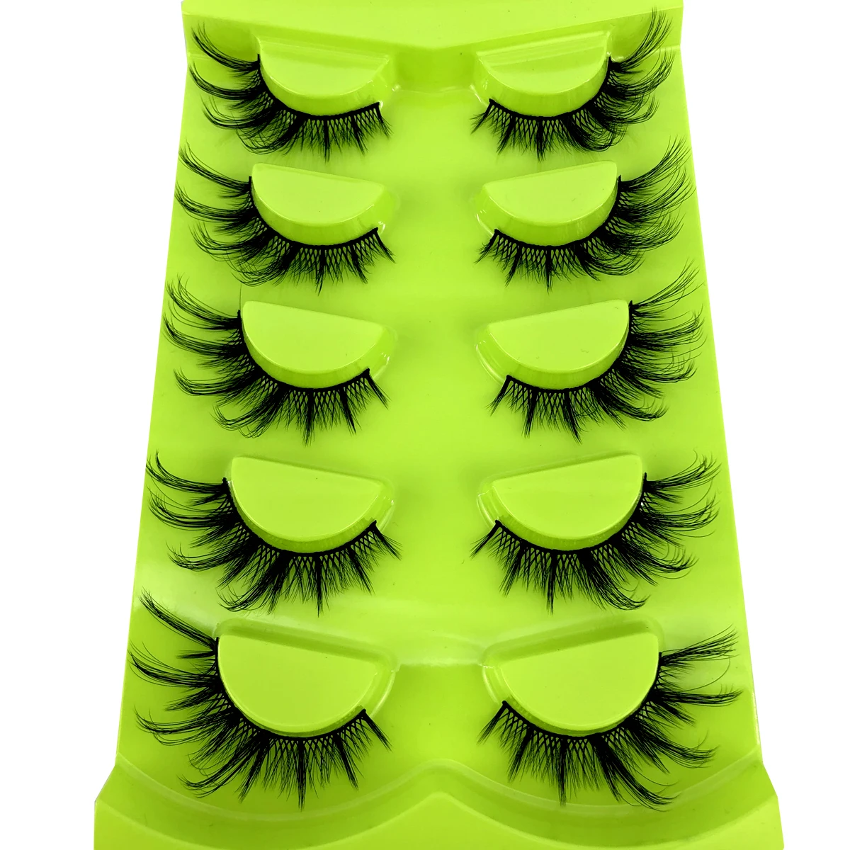 Eyelash Extension Cat Eye - Neue 3D-Katzenaugen-Nerzwimpern, unordentliches Schwanz-Auge, längliche, dicke