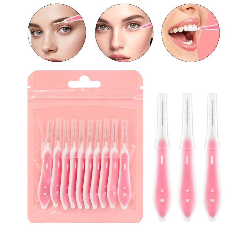 Eyelash Extensions - 10 Stück Augenbrauenpinsel Mini Brow Lifting