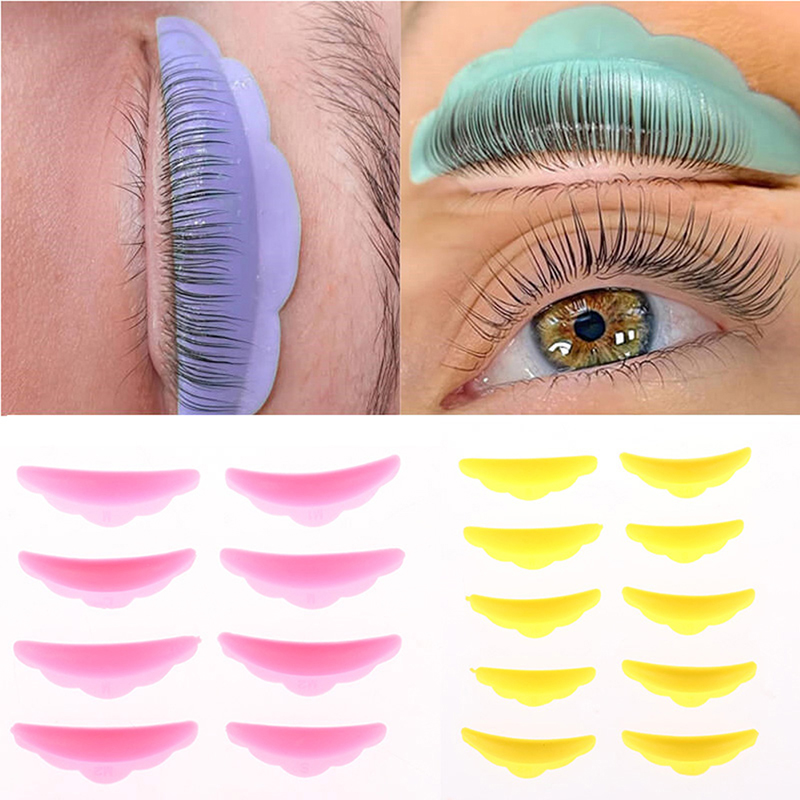 Eyelash Extension Remover At Home - 5Pairs Lash Wimpern Pfropfen Silikon Dauerwelle