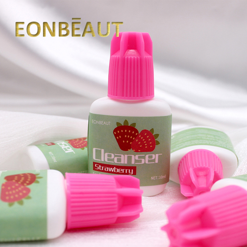 Eyelash Extension Wash - 5 Flaschen Eonbeaut Wimpern verlängerung Erdbeere