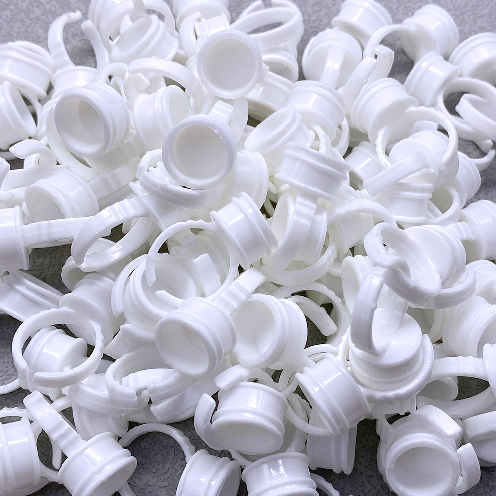 100Pcs Einweg Kleber Ring Tass – Eyelash Extension Class Bewertung und Preis