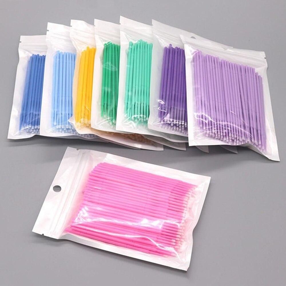 100 Stück/Set Mikro-Bürsten fü – Eyelash Extension Class Bewertung und Preis