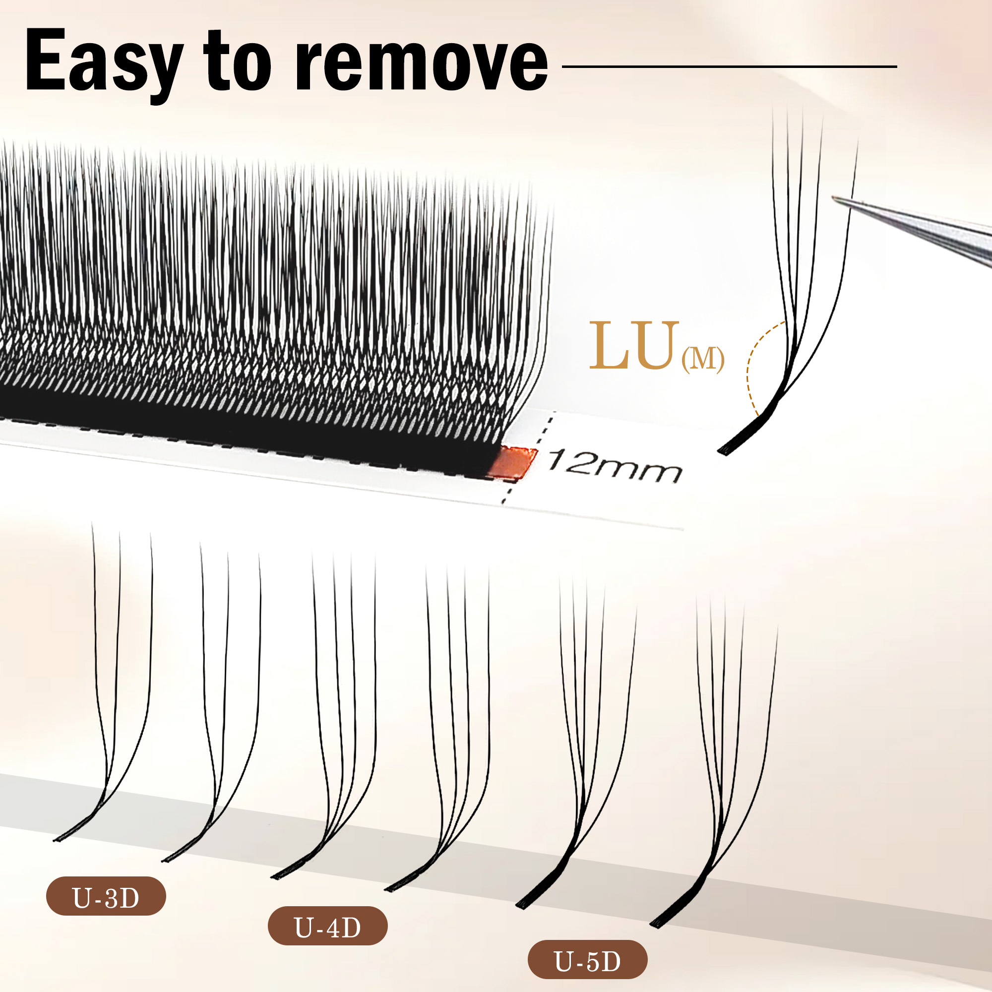 CoMango 3D 4D 5D U-förmige LU- – Eyelash Extensions Classic Bewertung und Preis