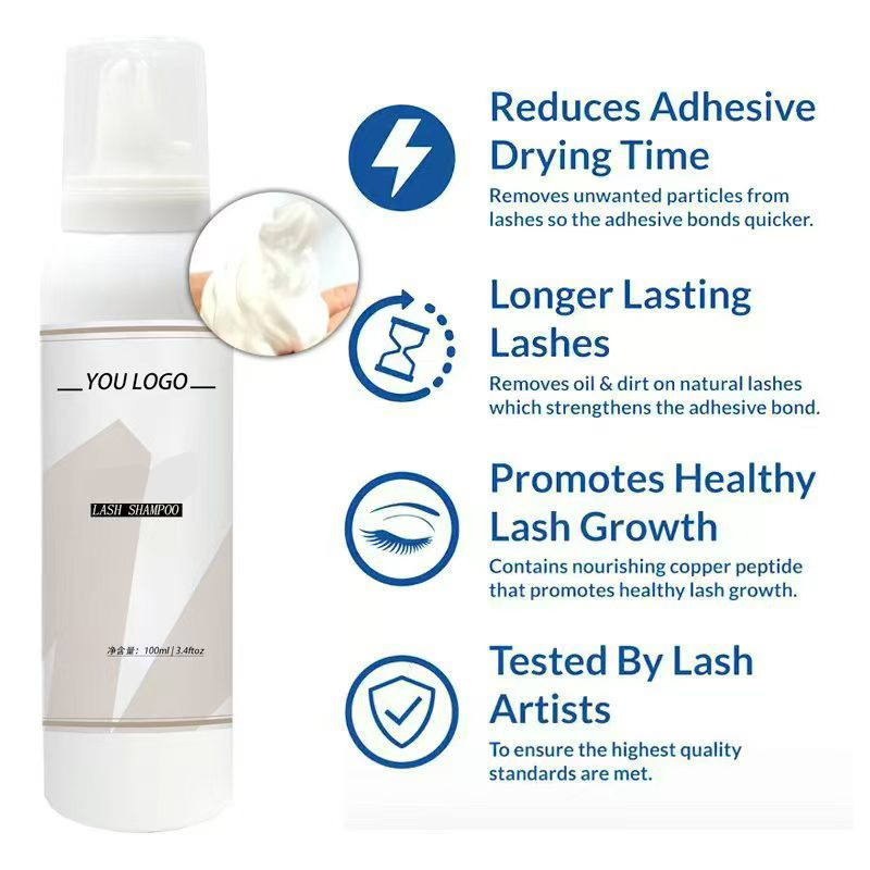 Benutzerdefiniertes Schlagsahn – Eyelash Extension Wash Bewertung und Preis