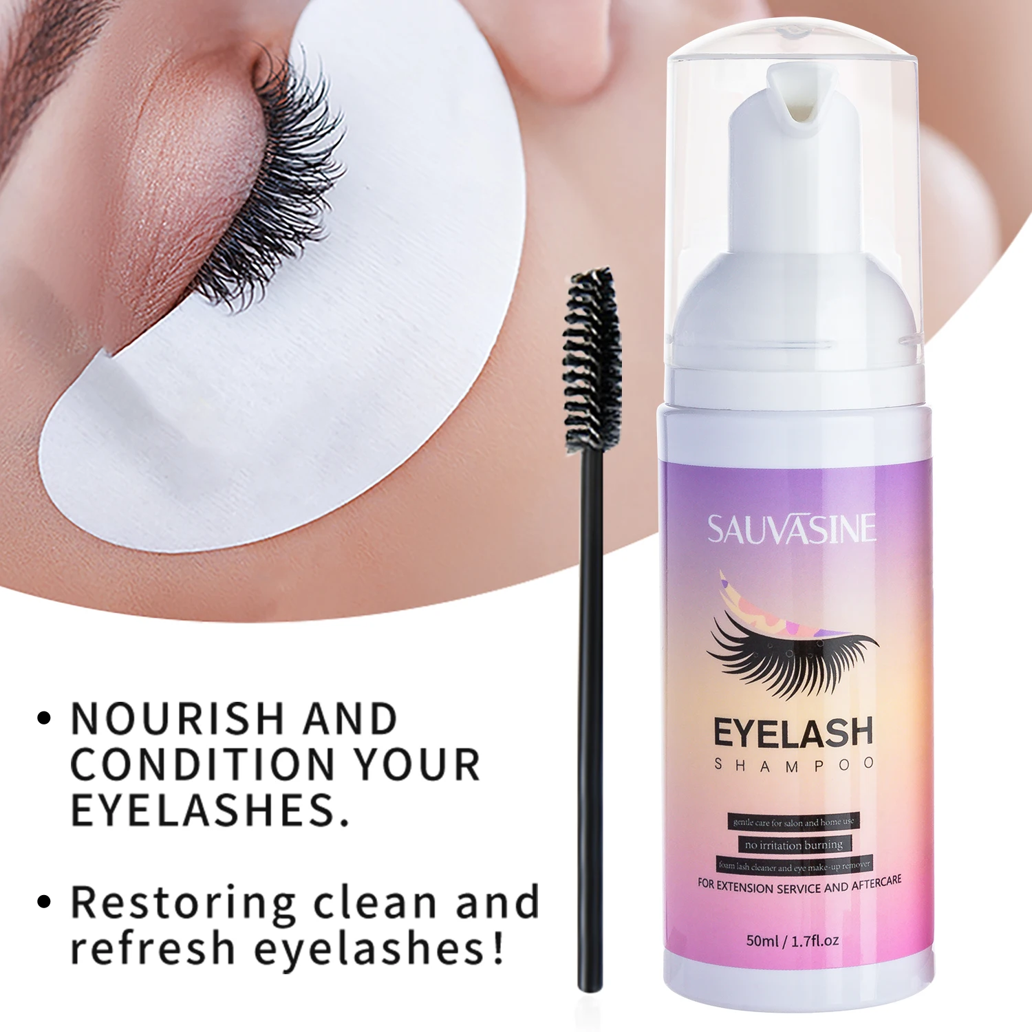5/10PCS 50ML Wimpern Verlänger – Eyelash Extension Wash Bewertung und Preis