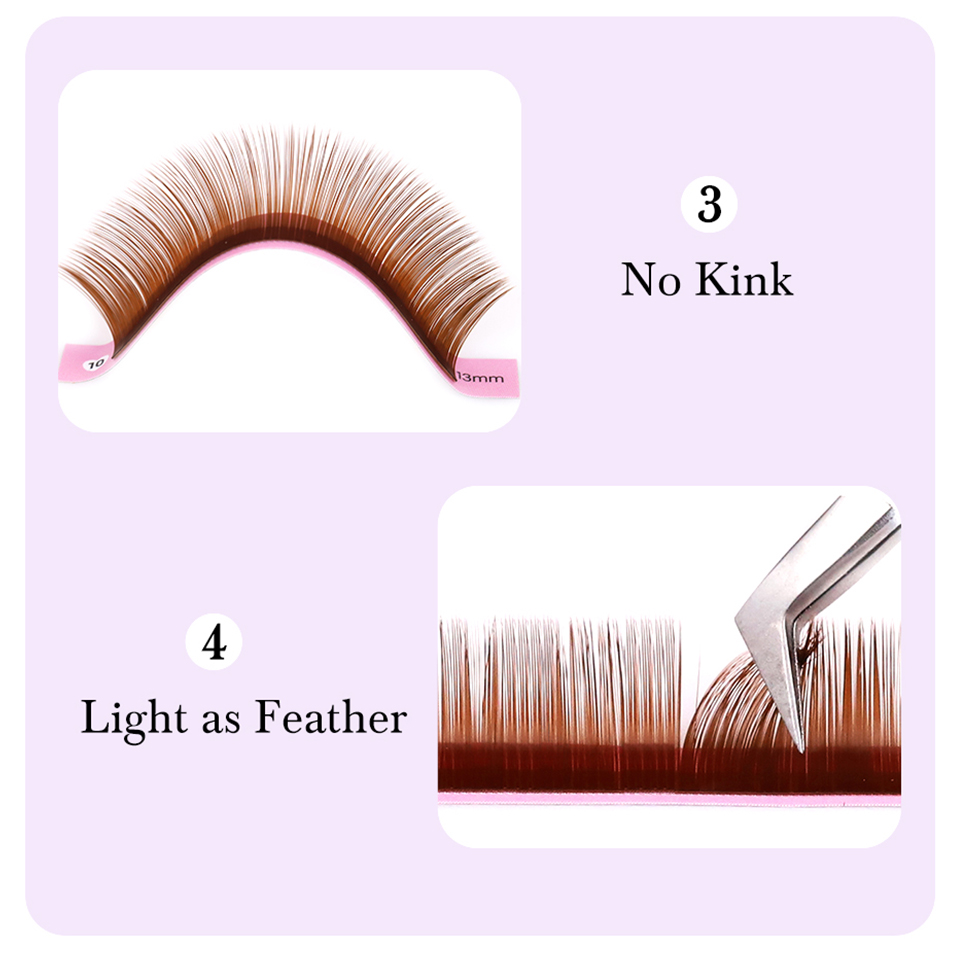 Dunkelbraune Wimpernverlängeru – Eyelash Extensions Classic Bewertung und Preis